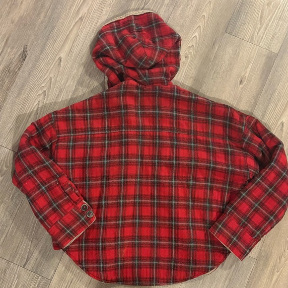 Wild Fable Small Red Plaid Coat - Picture 5 of 5